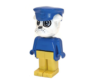 LEGO Boris Bulldog mit Polizei Hut Fabuland Figur