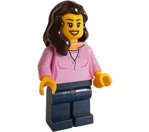 LEGO Bowler with Pink Sweater Minifigure