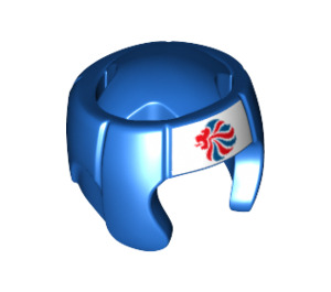 LEGO Boxing Helmet with Team GB Logo (12541 / 96204)