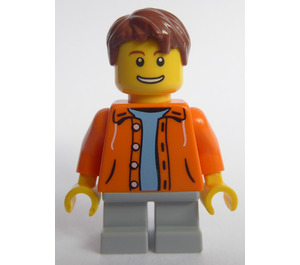 LEGO Boy at Candy Stand minifiguur