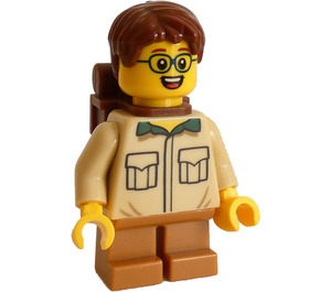 LEGO Boy Camper med Ryggsäck Minifigur