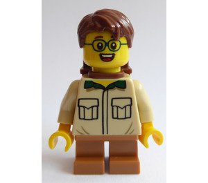 LEGO Boy Camper met Rugzak minifiguur