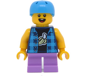 LEGO Boy - Dark Blau Banane Shirt mit Dark Azure Sport Helm