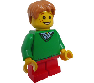 LEGO Boy - Green Sweater minifiguur