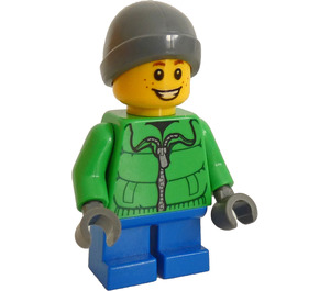 LEGO Boy in Green Jacket Minifigure