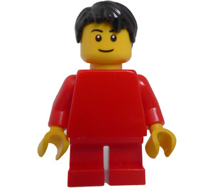 LEGO Boy in Rood Minifiguur