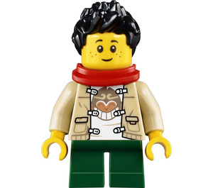 LEGO Boy in Red Scarf Minifigure