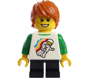 LEGO Boy dans Espacer TShirt Minifigurine