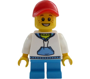 LEGO Boy in Sweatshirt minifiguur