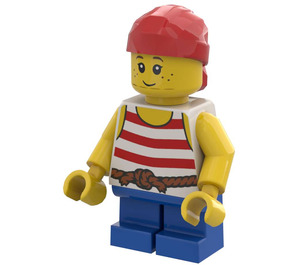 LEGO Boy Pirat med Bandana Minifigur