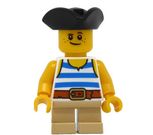 LEGO Boy Pirate with Tricorn Hat Minifigure