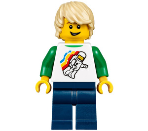 LEGO Boy avec Astronaut Haut Figurine
