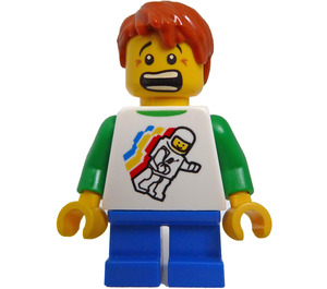 LEGO Boy with classic space minifig shirt Minifigure