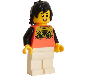 LEGO Boy with Coral T-Shirt Minifigure