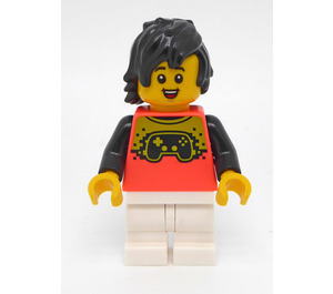 LEGO Boy met Coral T-Shirt minifiguur