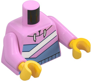 LEGO Boy with Pink Sweater Minifig Torso (973 / 76382)