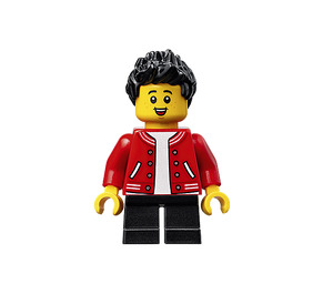 LEGO Boy avec Rouge Baseball Veste Minifigurine