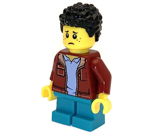 LEGO Boy jossa Punainen Liivi Minihahmo