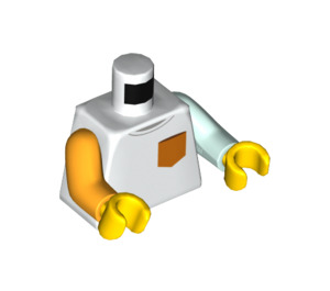 LEGO Boy with White Shirt and Pocket Minifig Torso (973 / 76382)