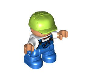 LEGO Boy met Worms in Pocket Duplo Figuur