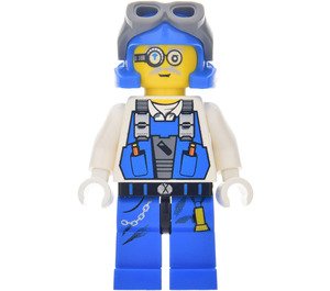 LEGO Brains Power Miner avec Goggles Figurine
