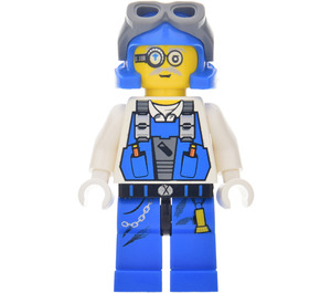 LEGO Brains Power Miner med Beskyttelsesbriller Minifigur