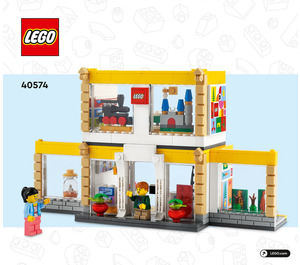 LEGO Brand Store Set 40574 Instructions