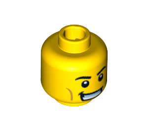 LEGO Brawny Boxer Head (Safety Stud) (3626 / 11980)