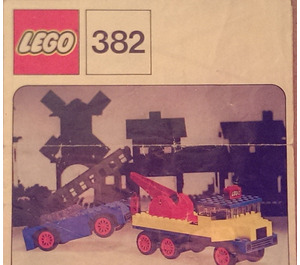 LEGO Breakdown Truck and Car Set 382 Instructions