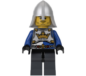 LEGO Breastplate mit Krone, Kette Gürtel, Helm mit Neck Protector Chess Knight Minifigur