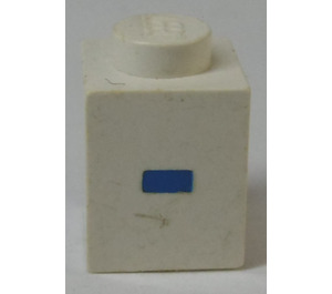 LEGO Brick 1 x 1 with Bold Blue "-" (3005)