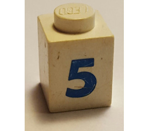 LEGO Brick 1 x 1 with Bold number 5 (3005)