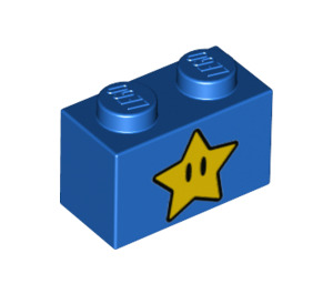 LEGO Brique 1 x 2 avec Super Star avec tube inférieur (3004 / 76888)