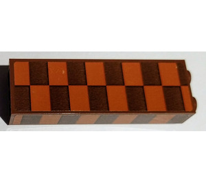 LEGO Brick 1 x 2 x 5 with Front and sides checks Sticker (2454)
