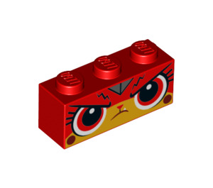 LEGO Steen 1 x 3 met Angry Unikitty Gezicht (3622 / 44369)