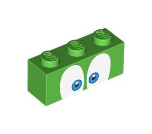 LEGO Brick 1 x 3 with Blue Eyes 'Larry' (76885 / 103801)