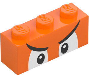 LEGO Kloss 1 x 3 med Boom Boom Ansikte (3622 / 79538)