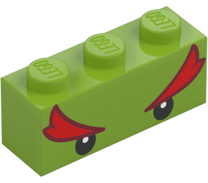 LEGO Ladrillo 1 x 3 con Bowser Cara (3622 / 68900)