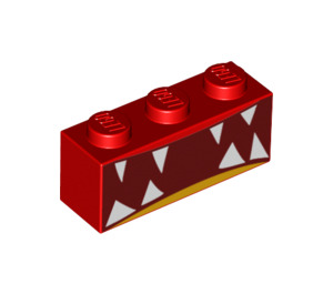 LEGO Brick 1 x 3 with Teeth (3622 / 20727)