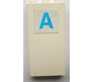 LEGO Brick 1 x 3 x 5 with 'A' and red cross Sticker (3755)