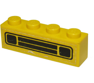 LEGO Brick 1 x 4 with Car Grille Sticker from Set 646-1 (3010)