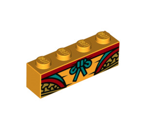 LEGO Brick 1 x 4 with Knot (3010 / 69429)