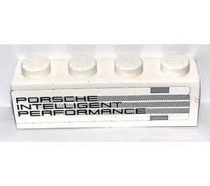 LEGO Brick 1 x 4 with "Porsche Intelligent Performance" - Left Sticker (3010)