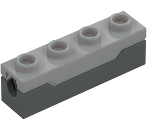 LEGO Ladrillo 1 x 4 con Primavera Shooting Mechanism (15400 / 72387)