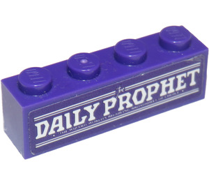 LEGO Brique 1 x 4 avec 'The Daily Prophet' Autocollant (3010)