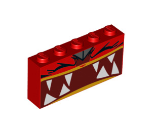 LEGO Brick 1 x 5 x 2 with Angry Unikitty Face (39266 / 44175)