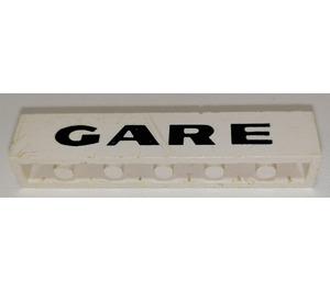 LEGO Brick 1 x 6 with "GARE" (3009)