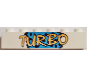 레고 벽돌 1 x 6 ~와 함께 Turbo (3009)