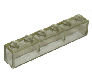 LEGO Brick 1 x 6 without Bottom Tubes, with Cross Supports