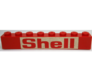 LEGO Brick 1 x 8 with Shell Sticker from Set 373-1 (3008)